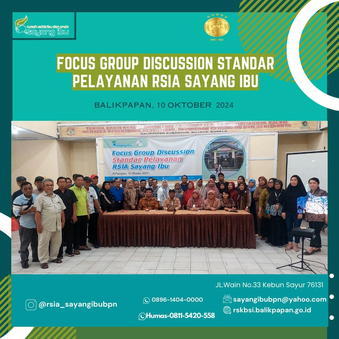 Focus Group Discussion Standar Pelayanan RSIA Sayang Ibu